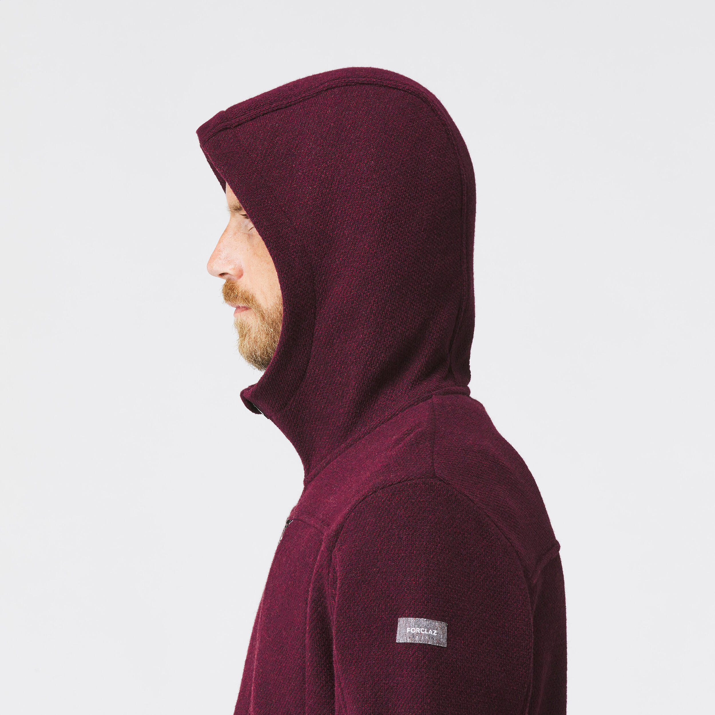 Men’s wool hooded sweatshirt - Minimal Editions Local 4/12