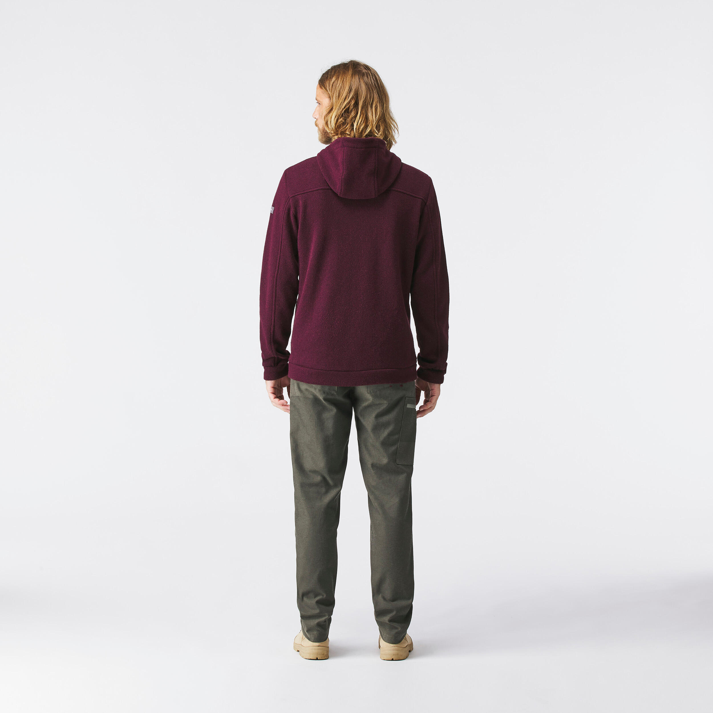 Men’s wool hooded sweatshirt - Minimal Editions Local 3/12