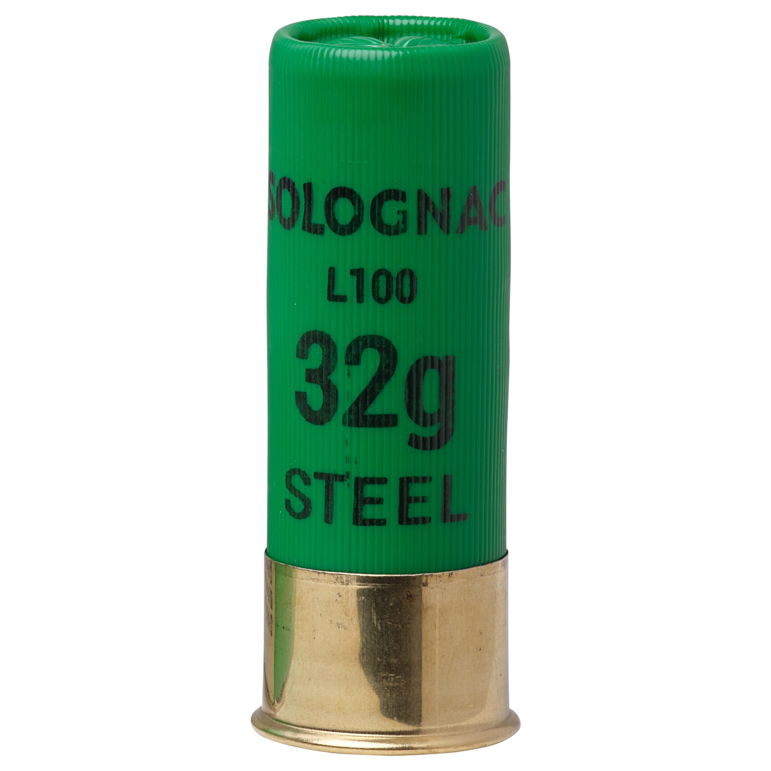 Cartucho Solognac XL100 32 g Perdigón Acero Calibre 12/70 N.° 3 x25 4/4
