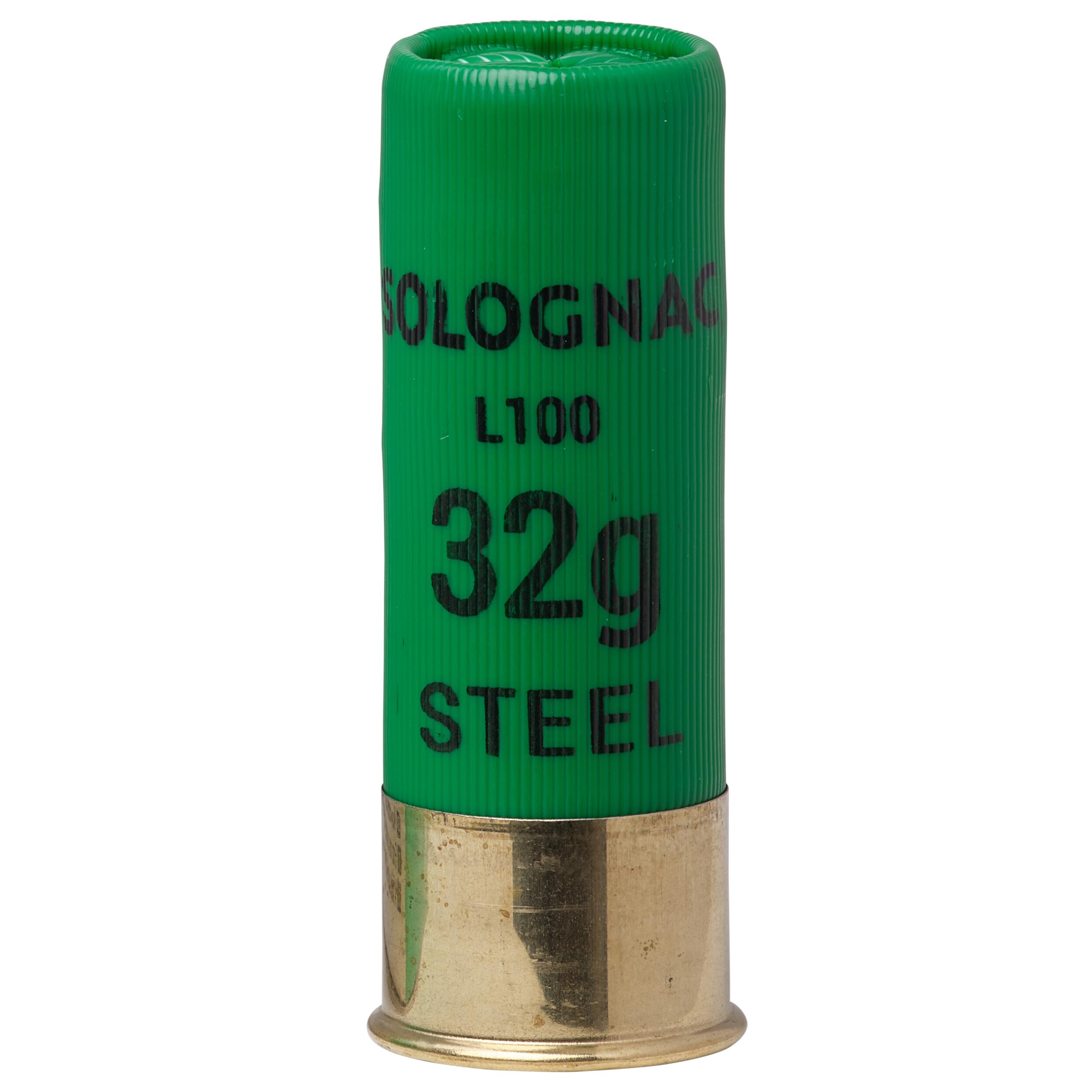 Cartucho Caza L100 Taco Degradable 32 g Calibre 12/70 Perdigón Acero N.º 4 x25 3/3