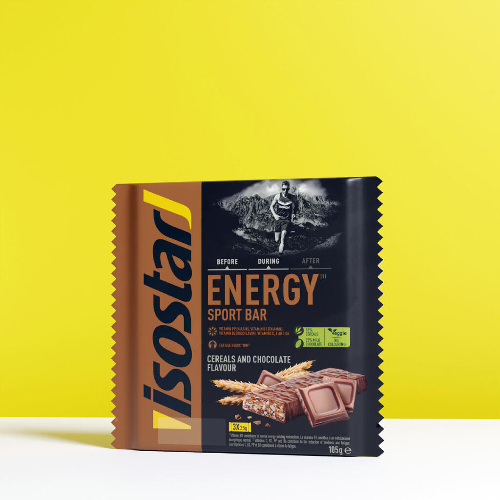Sporta batoniņš “Energy”, 3x35 g, ar šokolādes garšu