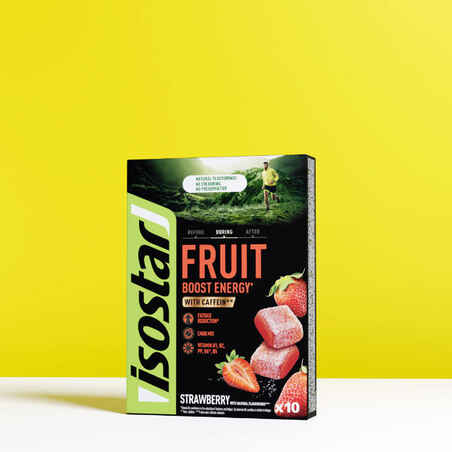 Puuviljamaitselised tarretised Energy Fruit Boost, 10 x 10 g, maasikamaitseline