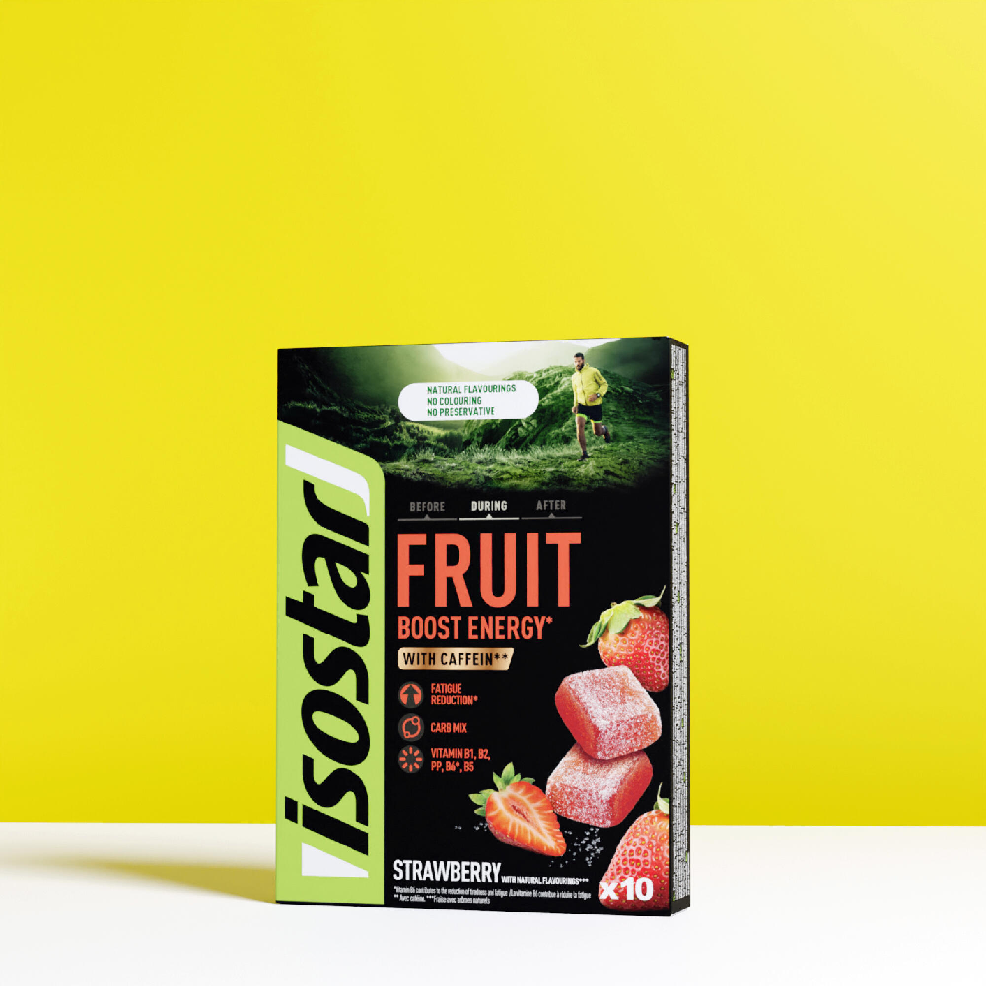 Isostar - Pâte De Fruits Energy Fruit Boost Fraise 10x10g - Gomme Énergétique - Nutrition Et Soin - - Taille Unique - Decathlon