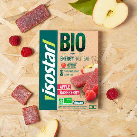 Organic Gluten-Free Fruit Bars 4x25 g - Apple & Raspberry