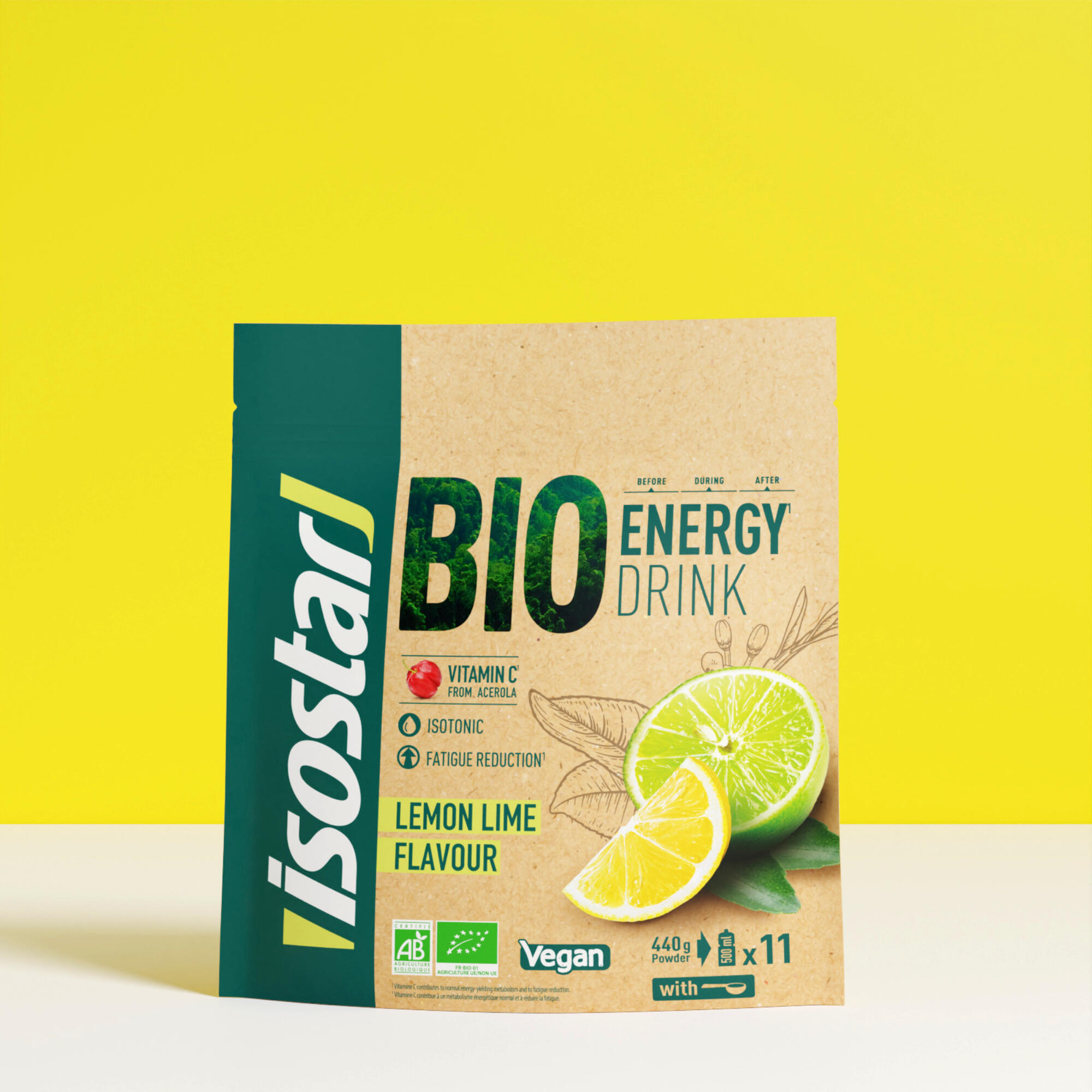 BÄƒuturÄƒ izotonicÄƒ pudrÄƒ Bio Lime 440 g