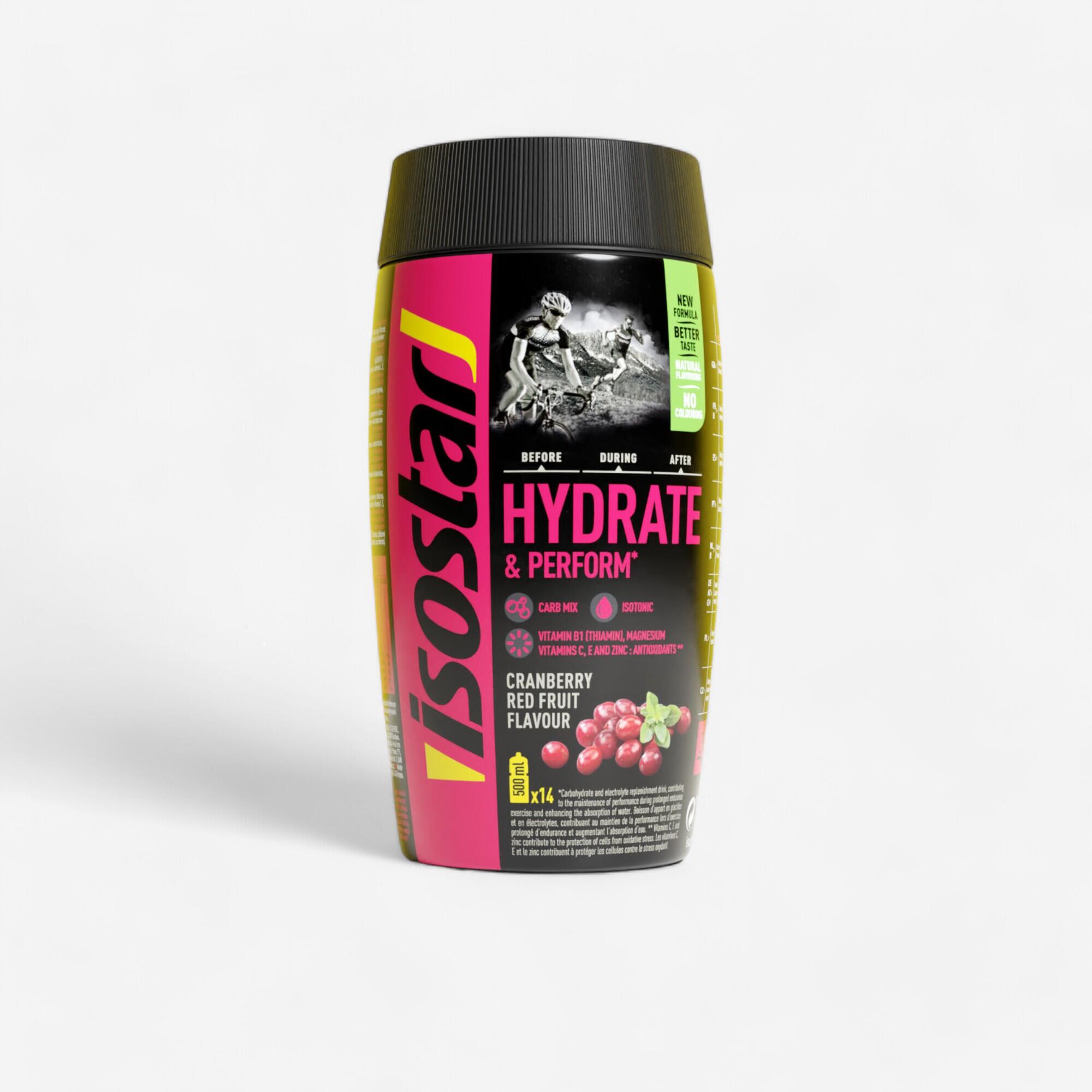 Bebida isotónica em pó isostar hydrate&perform frutos vermelhos 560g