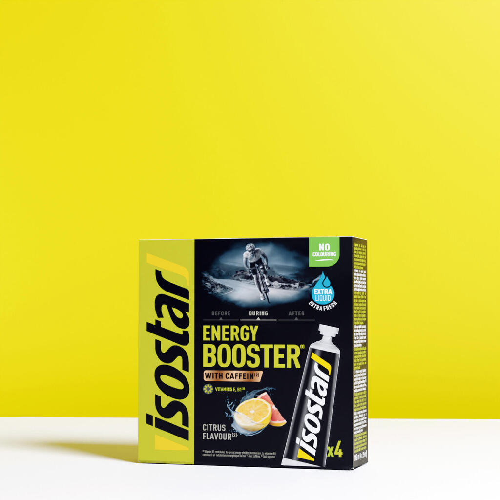 Enerģijas želeja “Energy Booster”, 4x29 ml, ar citrusaugļu garšu