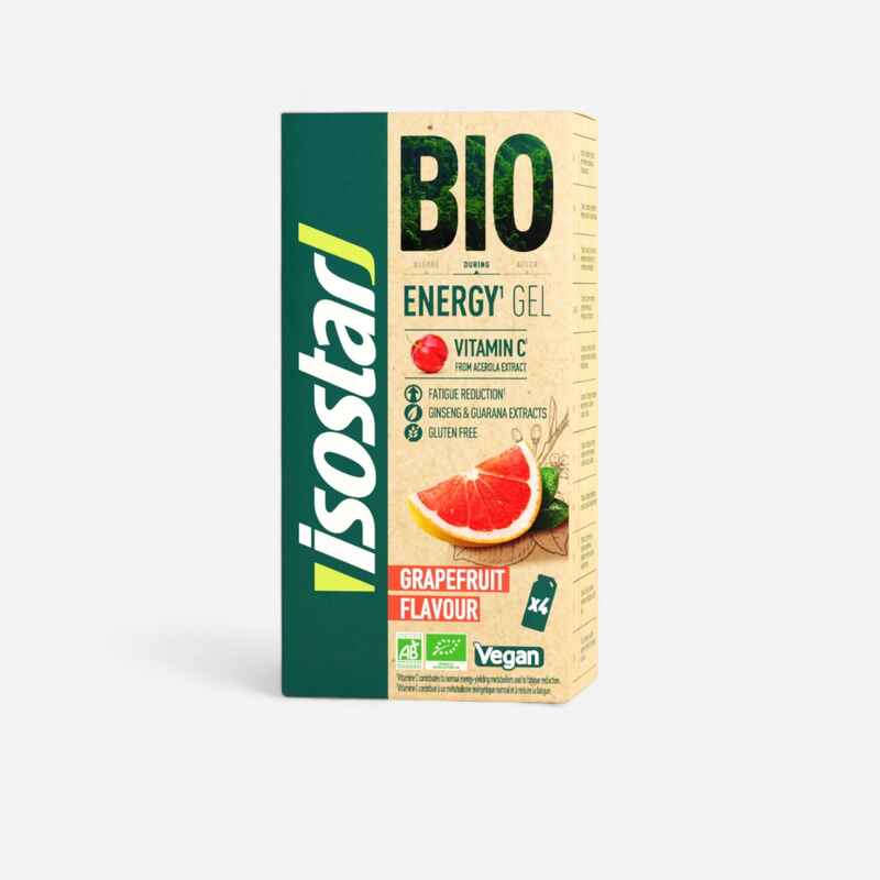 Energy-Gel Bio Isostar Grapefruit-Geschmack 4 × 25 g