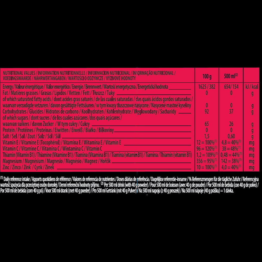 Mešanica v prahu za izotonični napitek Hydrate & Perform 560 g - rdeče jagodičje