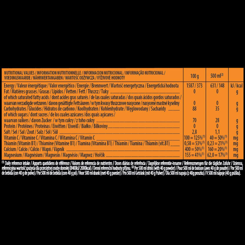Boisson isotonique poudre HYDRATE&PERFORM orange 560g