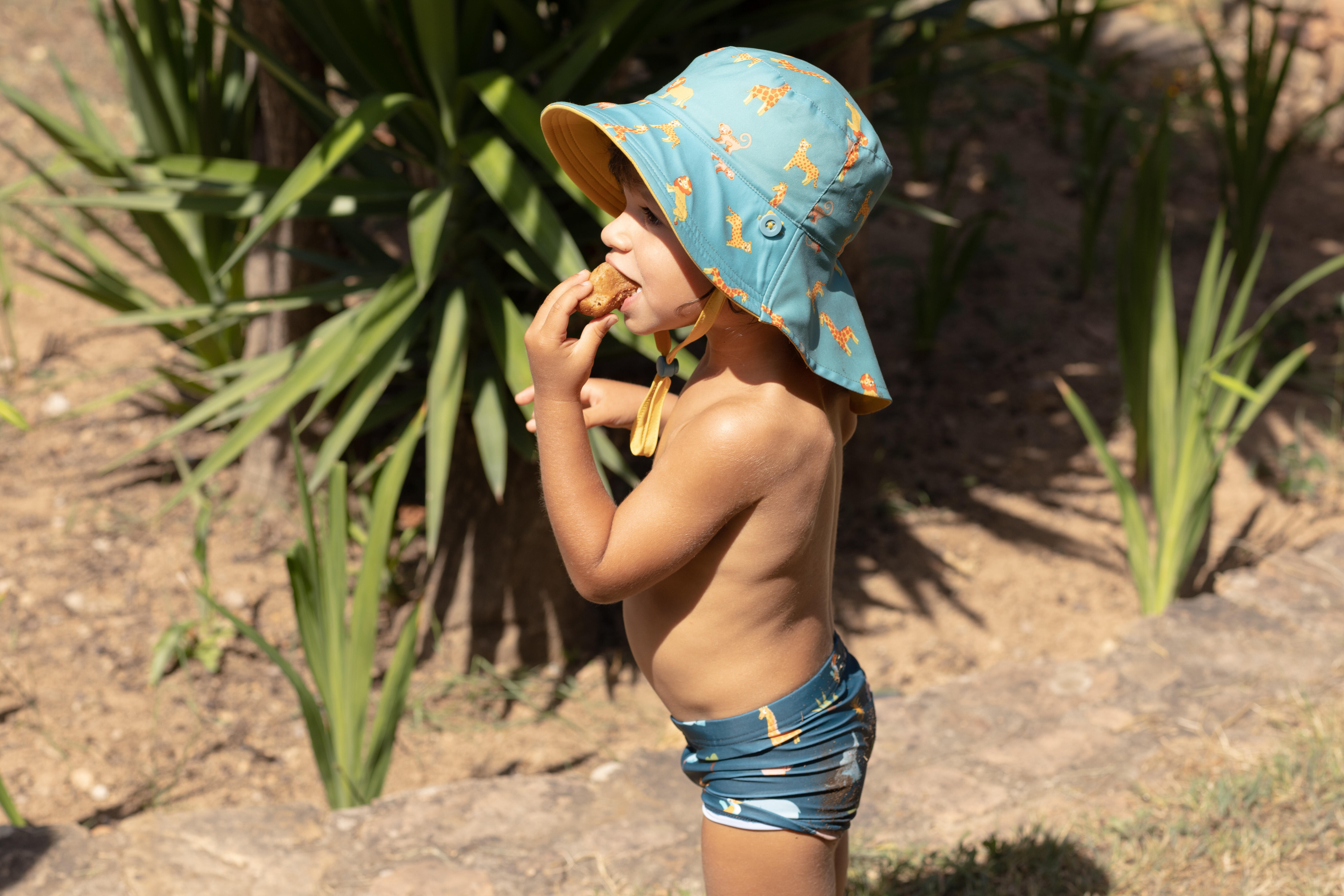 Chapeau anti-UV réversible bébé - NABAIJI