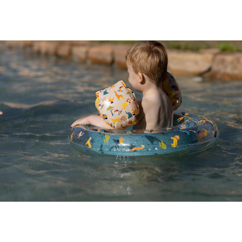 Inflatable pool ring 65 cm - SAVANNA transparent