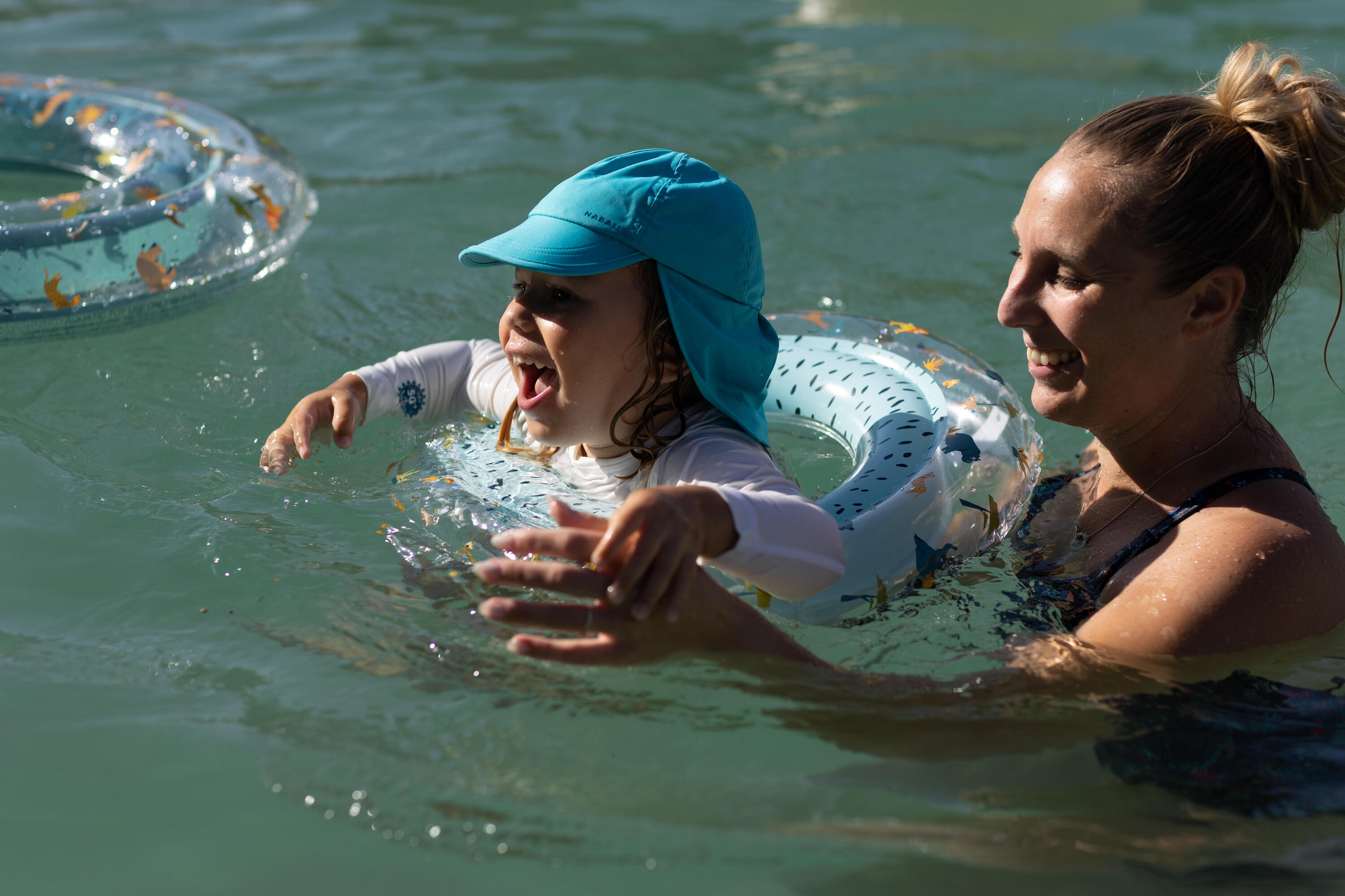 Bouée de piscine gonflable enfant 51 cm, imprimé savane Âge 3-6 ans 10/12