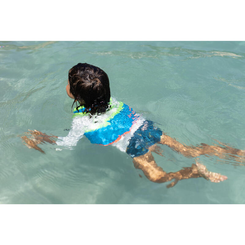 Chaleco flotador piscina niños/ bebés Swimvest+ Rosa Azul