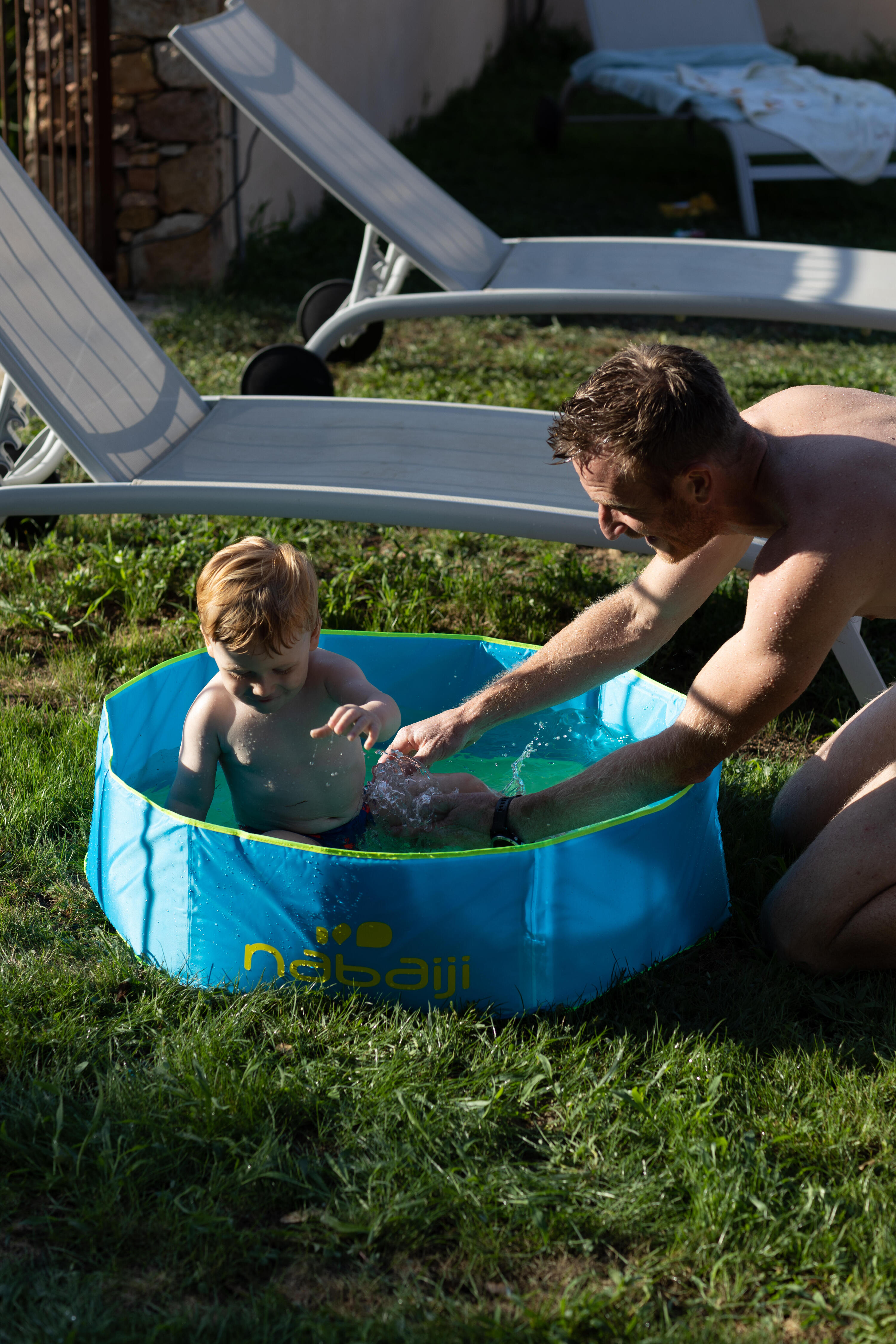 Piscinette enfant tidipool bleue avec sac de transport étanche 88,5 cm diamètre 7/8