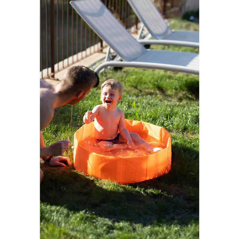 Piscina pequeña Niños Bebés naranja Nabaiji diámetro 65 cm