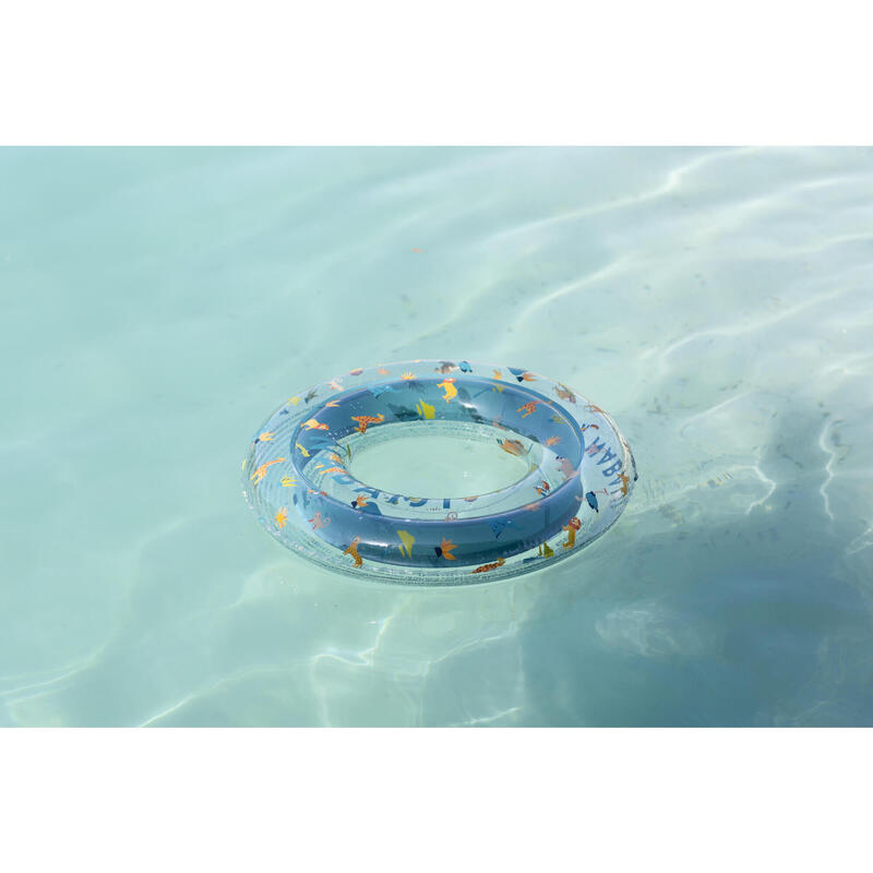 Colac gonflabil piscină transparent 65 cm imprimeu SAVANĂ