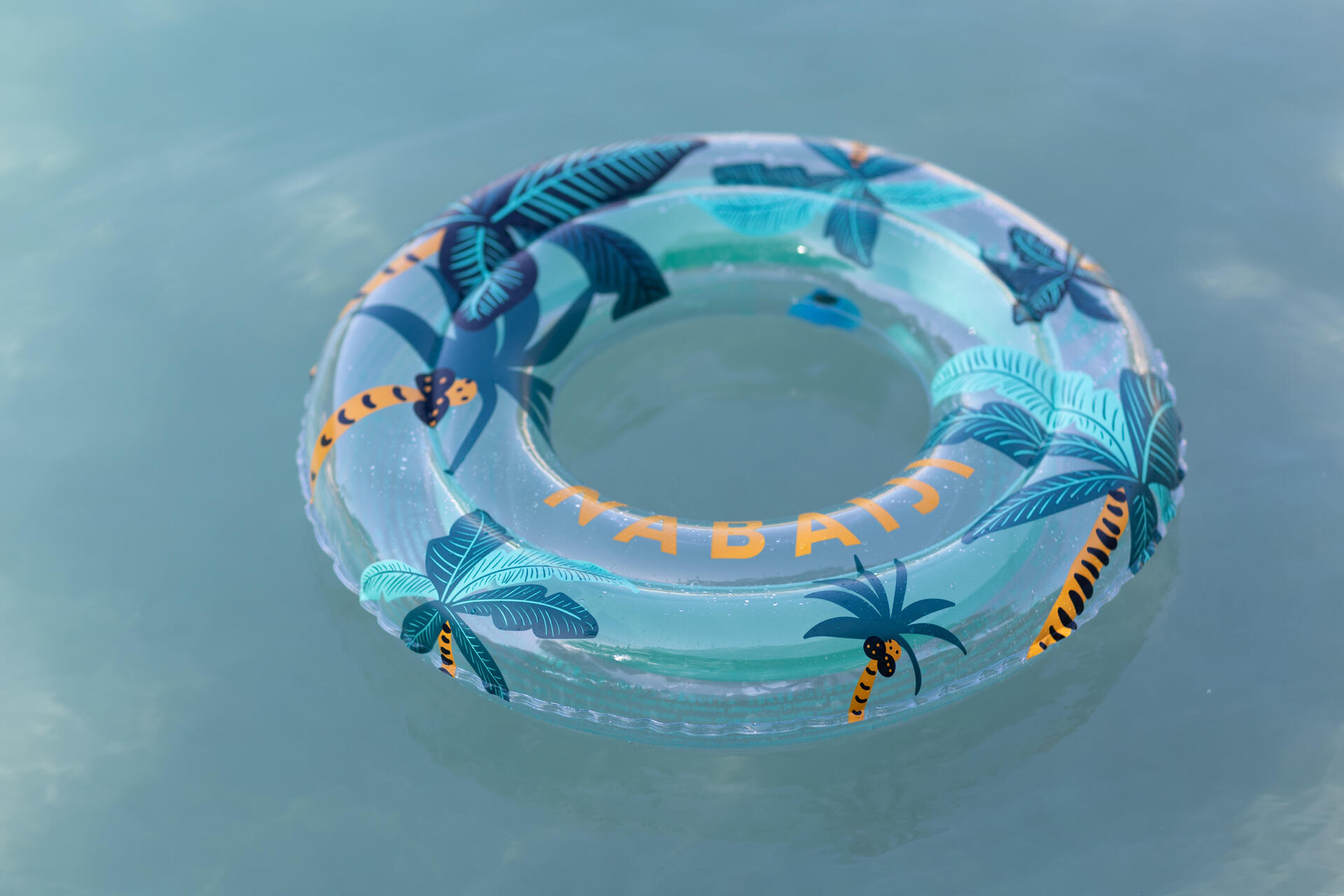 Kids' Inflatable pool ring 65 cm 6- Years Transparent 