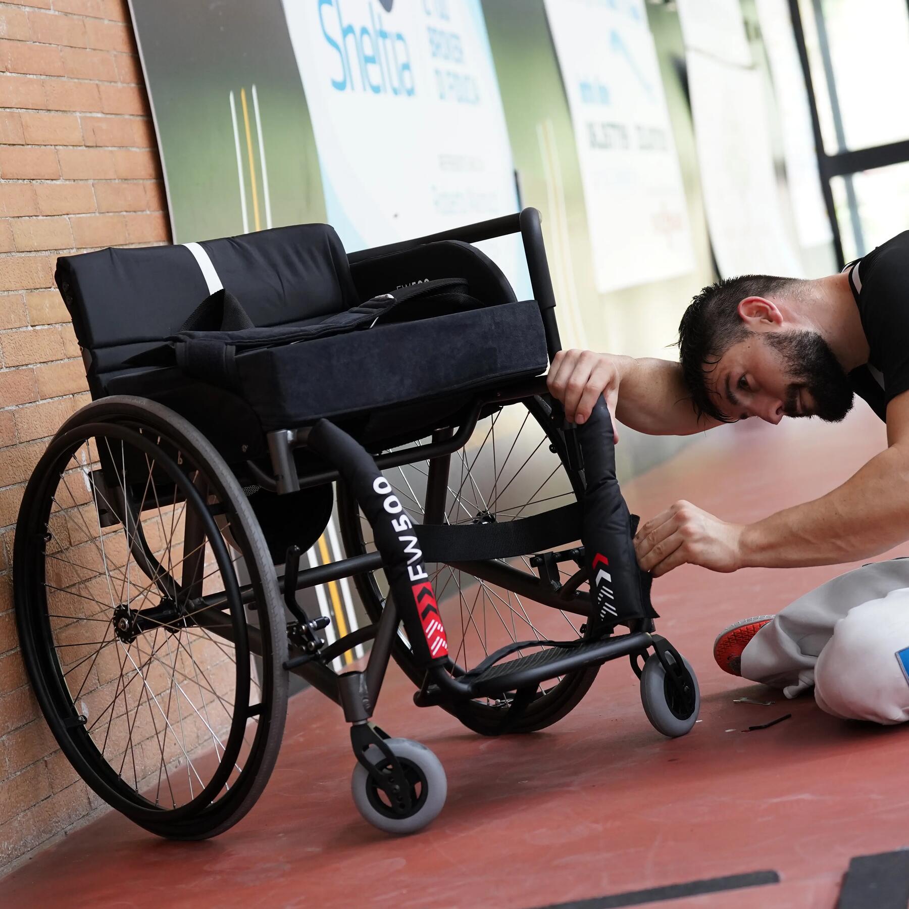 Fencing wheelchair decathlon 