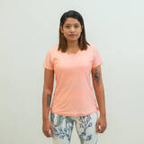 Women Gym Tshirt Polyester Pink