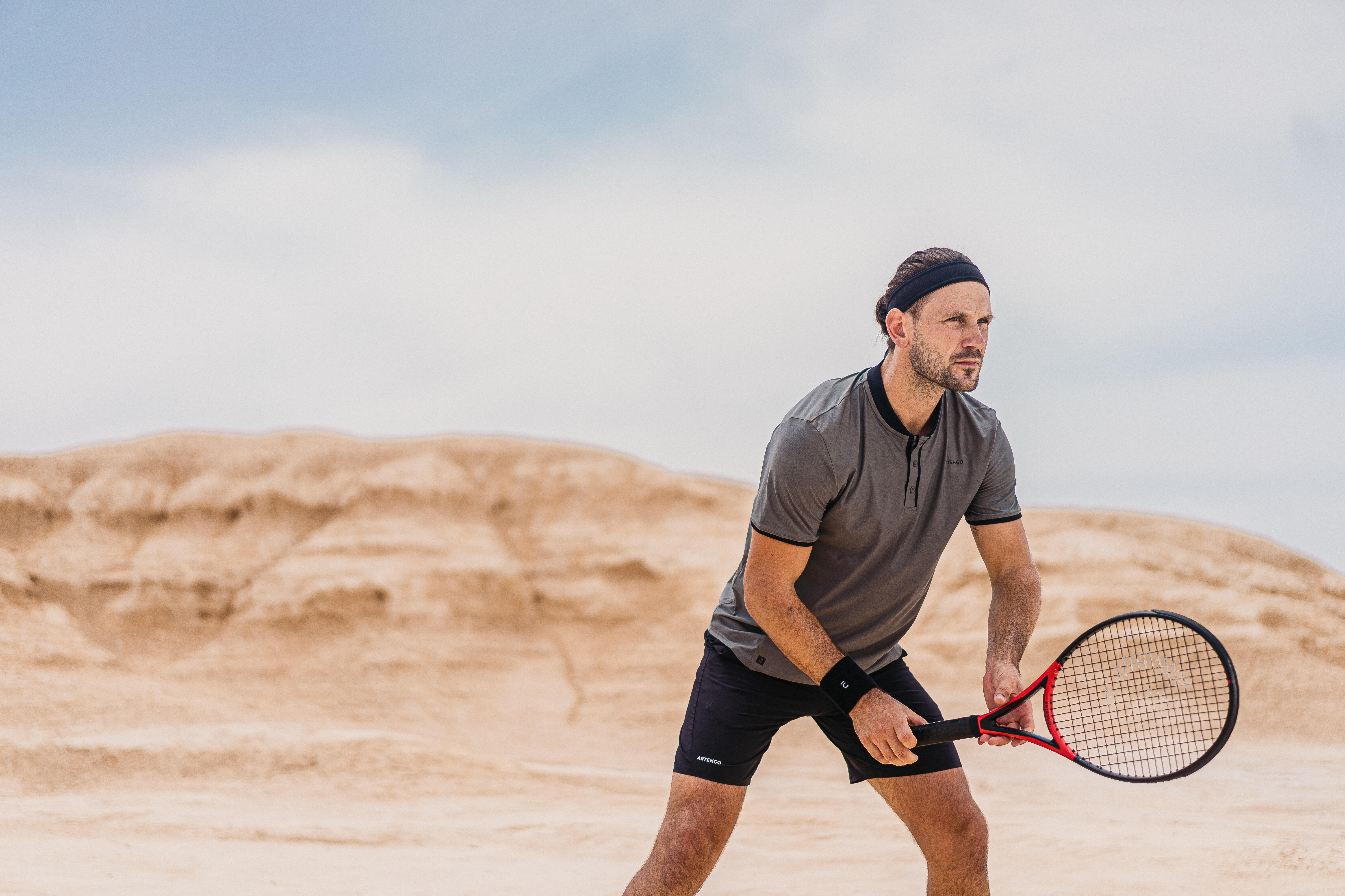 Tennis Racket 285 g - TR 990 Power Red/Black - ARTENGO