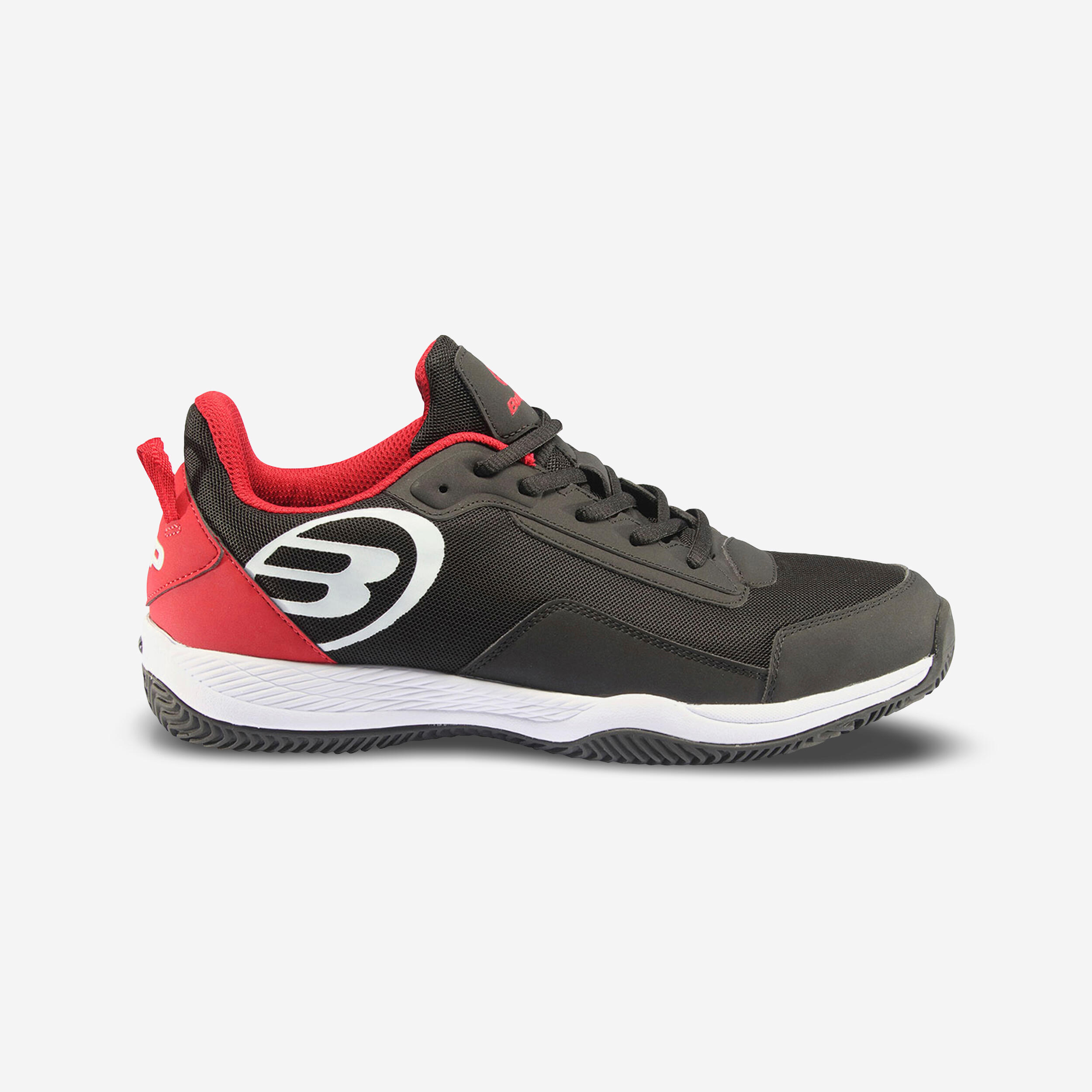 Men s Padel Shoes Bowi 23 Black Red BULLPADEL Decathlon