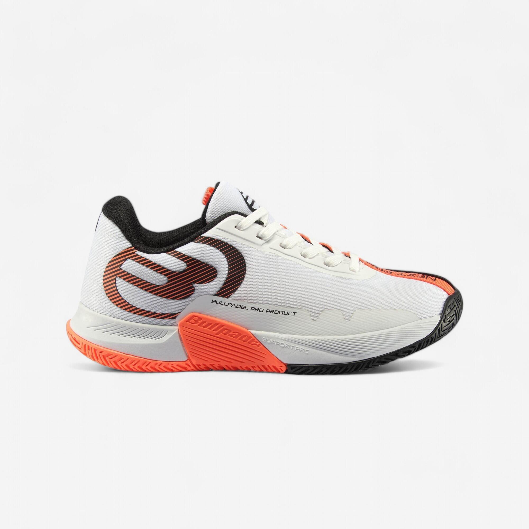 Men's Padel Shoes Next Pro 23 - White/Orange 1/4