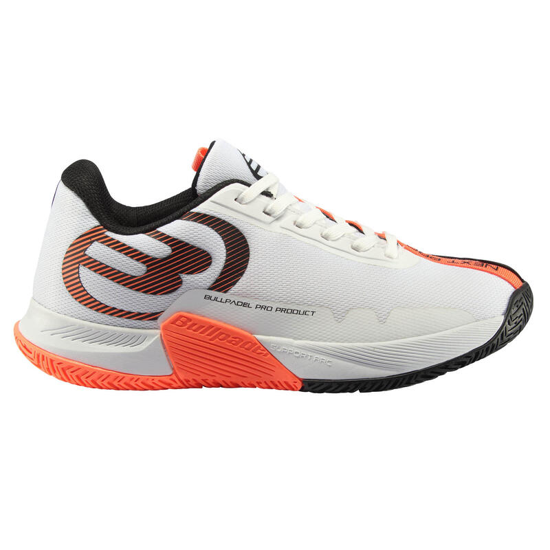 Chaussures de padel homme - Bullpadel Next Pro 23 blanche orange