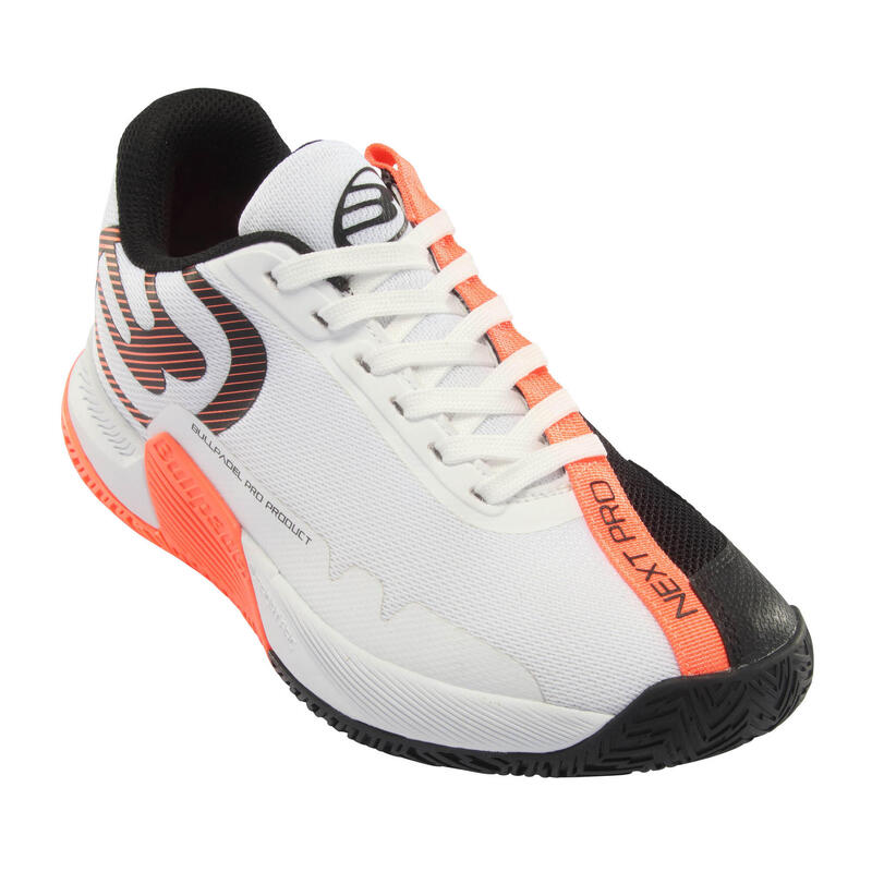 Padelschoenen voor heren Next Pro 23 wit oranje