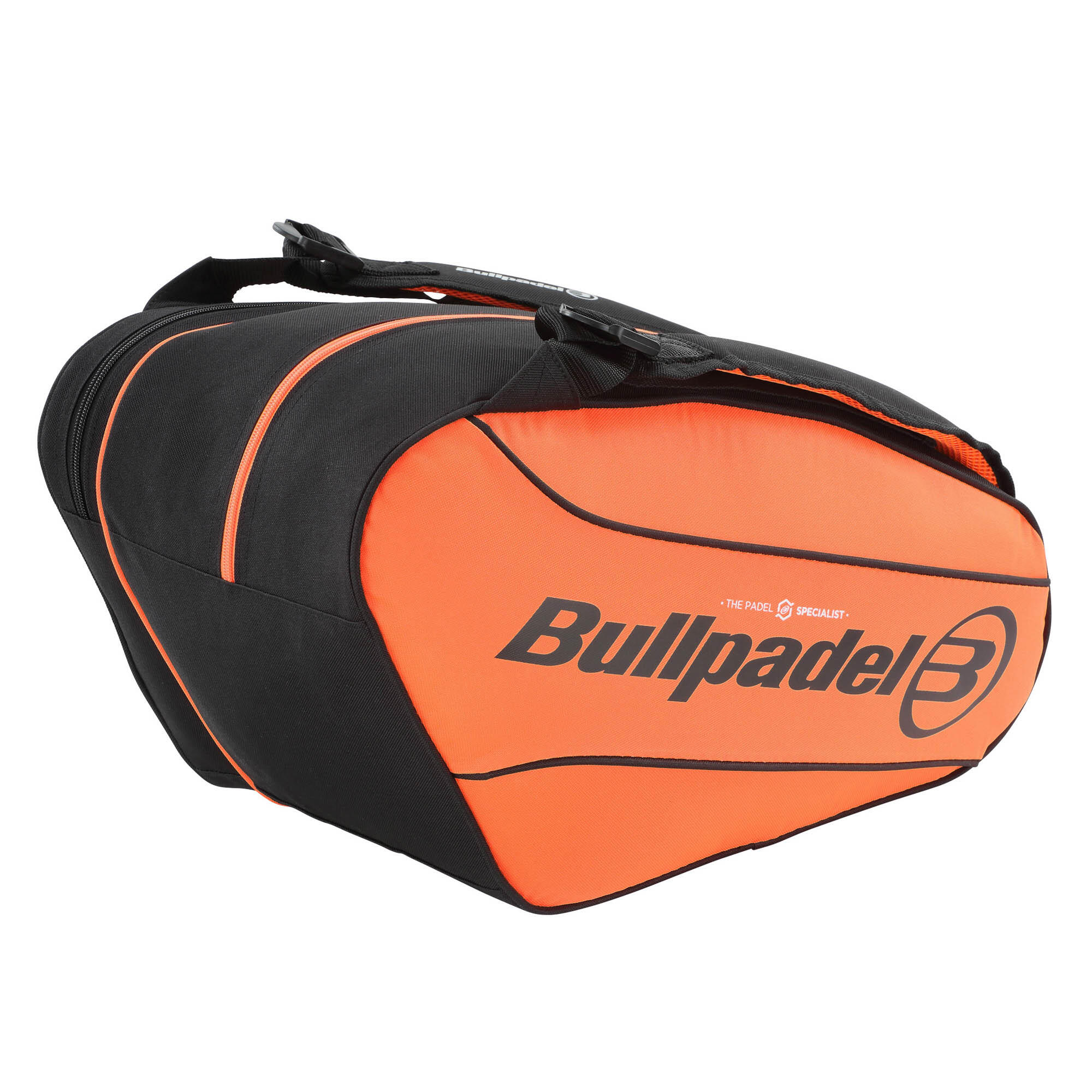 Sac de padel Bullpadel Tour noir orange BULLPADEL Decathlon