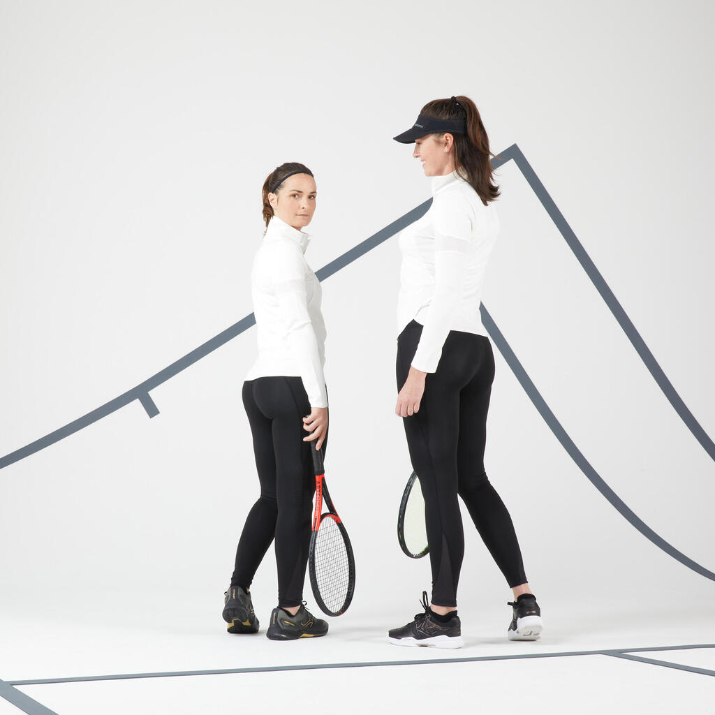 Women's Dry Hip Ball Tennis Leggings - Silver Lines