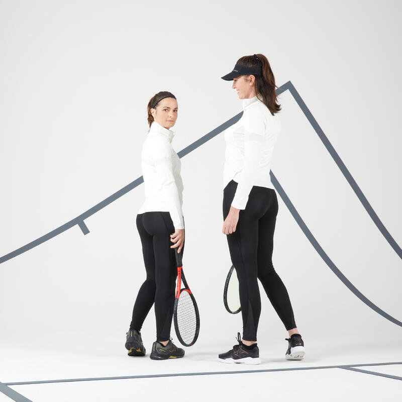 Tennislegging voor dames dry HIP BALL zwart