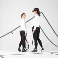 Women's Dry Tennis Leggings Hip Ball - Black
