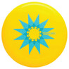 D90 Frisbee Yellow