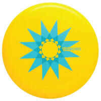 Disque volant  D90 Star Jaune