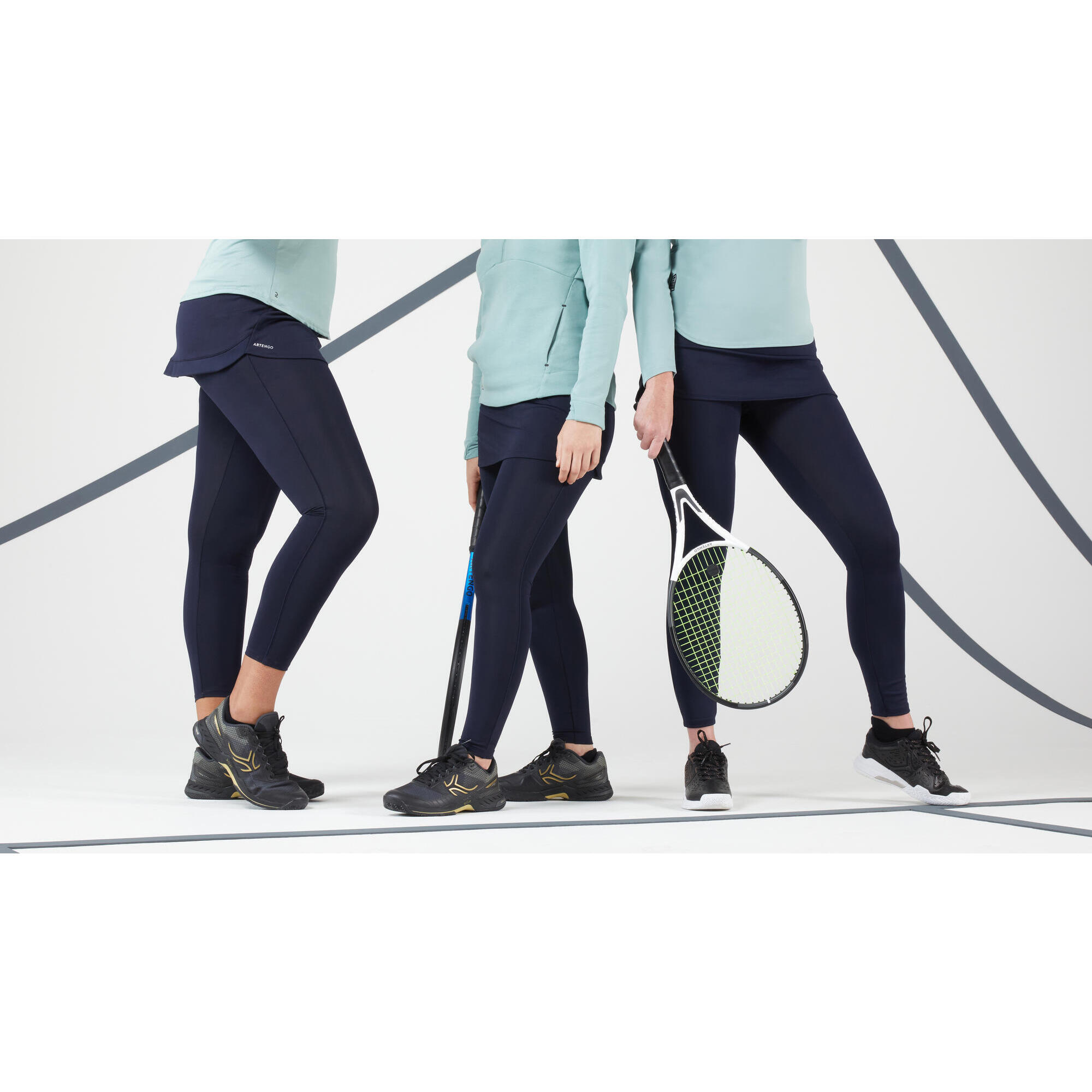 Jupe legging tennis dry femme HIP BALL ARTENGO Decathlon