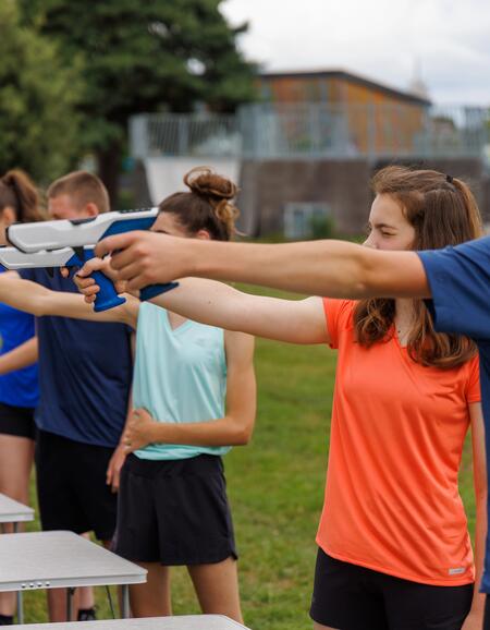 Un article qui explique comment mixer du tir laser à une activité sportive