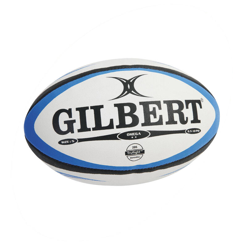 Balón de Rugby Gilbert Omega Talla 5 Azul