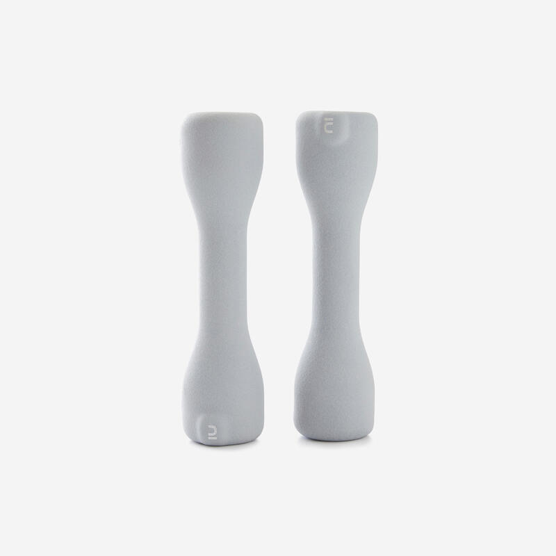 Haltère UPFIT 3kg – Poids Gris Pour Musculation Et Rééducation, Prise Confortable, Polyvalent à Domicile
