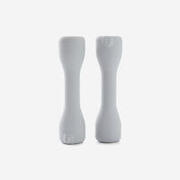 Fitness Dumbbells Easy Set of 2 x 3 kg - Grey