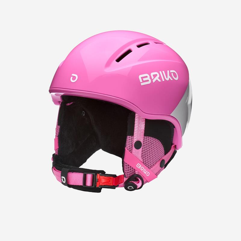 Casco sci Bambina Briko Kodiakino rosa/bianco