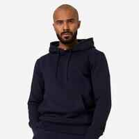 Men's Fitness Hoodie 500 Essentials - Blue/Black