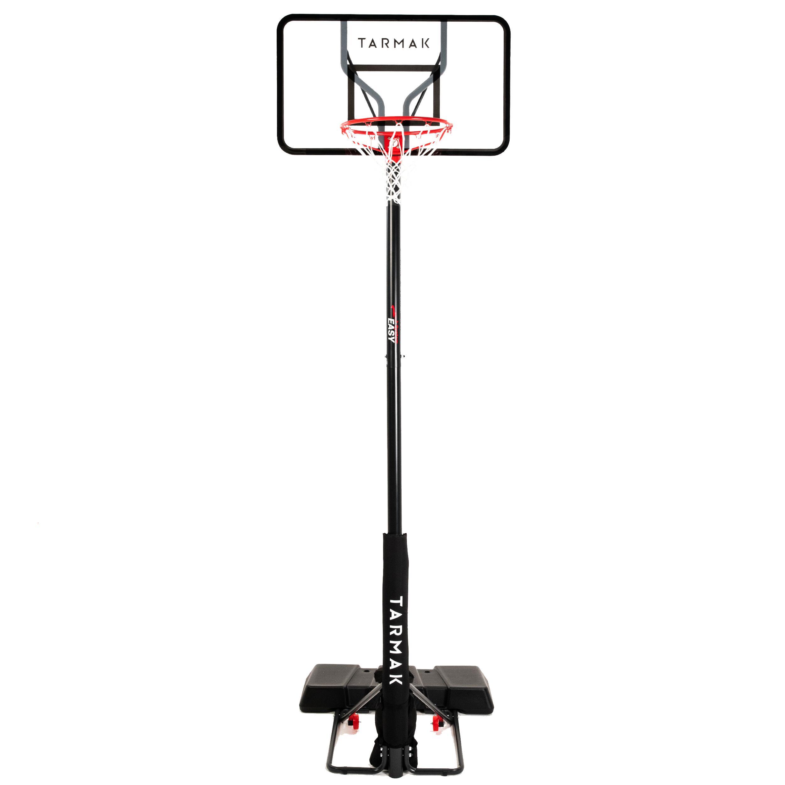 Panier de basket sur pied réglable de 2,20m à 3,05m - B100 Easy Polycarbonate 2/14
