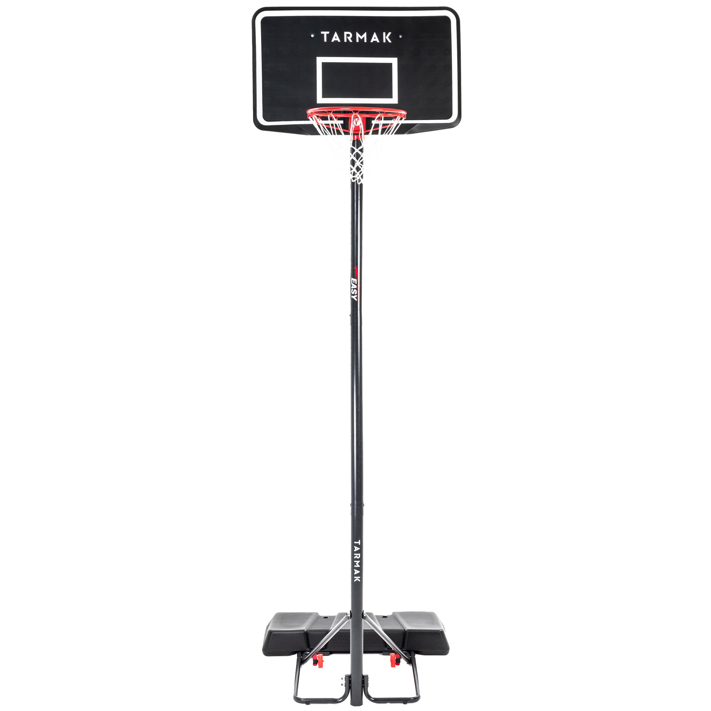 Basketball Hoop with Adjustable Stand - B 100 Easy Black - TARMAK