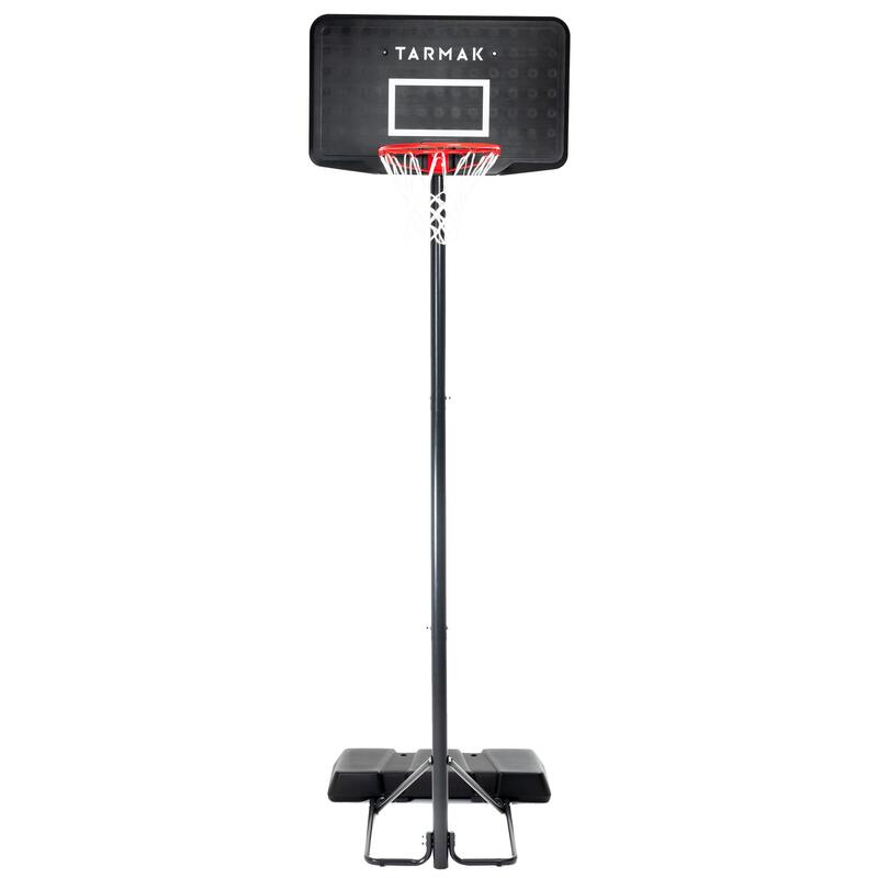 Tabela de Basquetebol com Altura Ajustável de 2,20 m a 3,05 m B100 Preto
