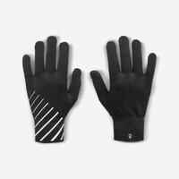 KIDS RUNNING GLOVES - KIPRUN WARM - BLACK