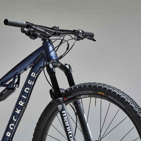 Ποδήλατο βουνού Cross Country RACE 100S Σκελετός αλουμινίου - Μπλε