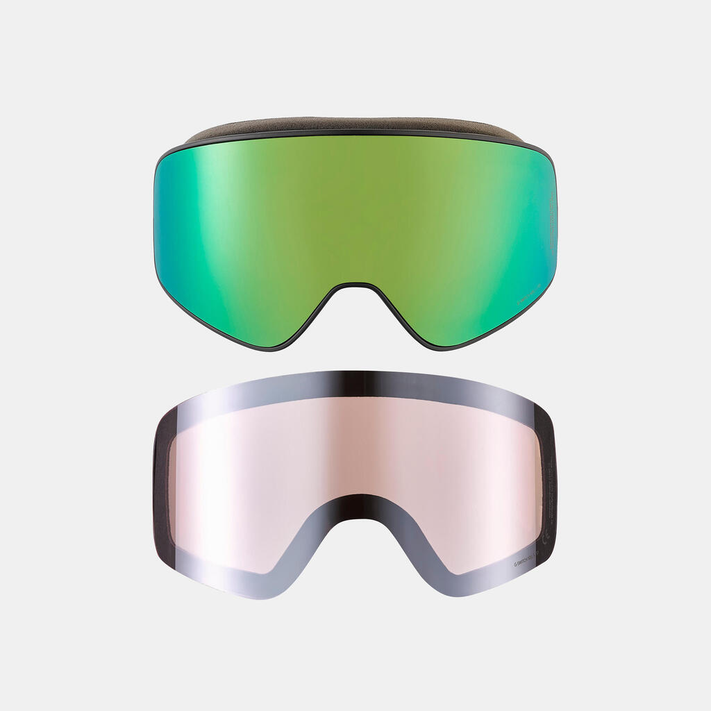 Lyžiarske a snowboardové okuliare F2 G Switch 500 do každého počasia 
