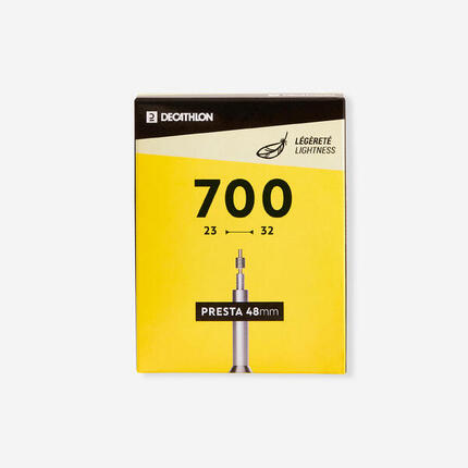 Chambre a air route 700x23-32 presta 48 light