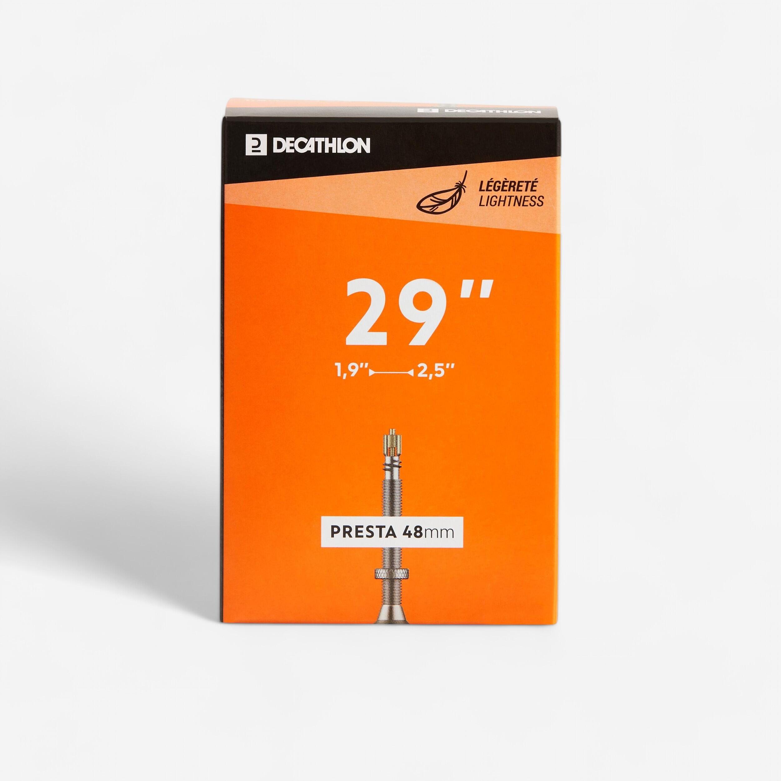 DECATHLON Duša na horský bicykel 29x1,9-2,5 PRESTA 48 LIGHT